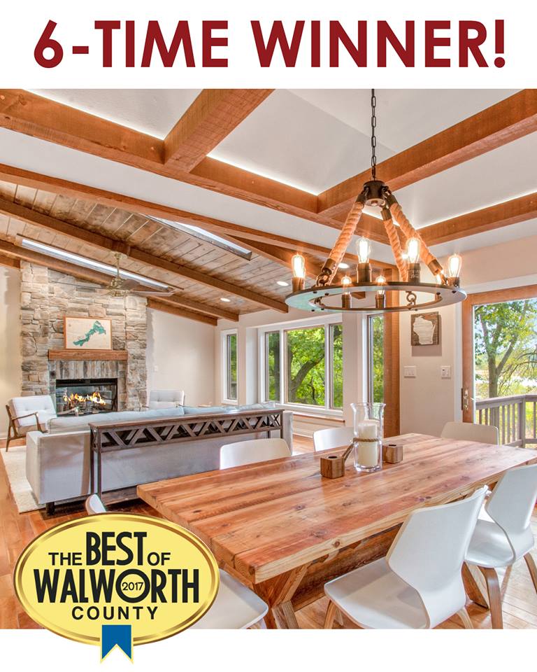6Time Winner For the Walworth County’s Best Home Remodeler!