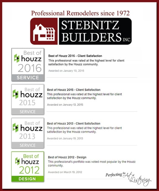 Stebnitz Builders Best of Houzz Awards